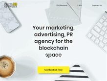 Tablet Screenshot of cryptoadnetwork.com